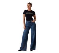 T-shirt femmes Guess LOGO LACE Noir EU S