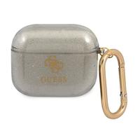 Guess ?tui 4G ? paillettes, ?tui pour ?couteurs + casque, Noir