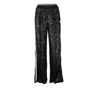 Guess - Tuta Total Strass Straight Pantalons - Femme - Pantalons - Noir - Taille: 40 FR