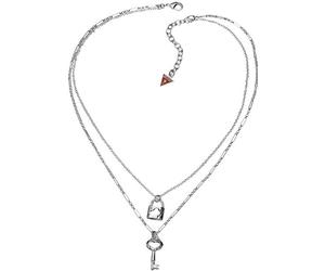 Guess - UBN81075 - Collier Femme - Métal argenté - Strass - 45 cm