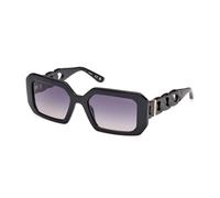Guess, unisex, Accessoires, Noir, Taille: 54 MM Lunettes de soleil élégantes avec verres dégradés gris