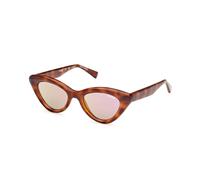 Guess Unisex Guess GU00137 53C Lunettes de soleil Injecté Havane Fumée Cat Eye Normale