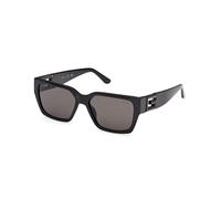 Guess Unisex Guess GU7916 01A Lunettes de soleil Injecté Noir Fumée Carré Normale