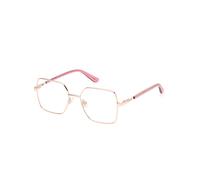 Guess Unisex Guess GU8288 028 Montures optiques Métal Or Carré Normale