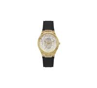 Guess US Montre analogique en Silicone pour Femme Doré Transparent