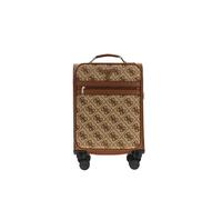 Guess - Valise Cabine Audrey Monogramme - unisex - Valises - Brun - Taille: ONE Size