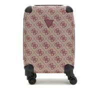 GUESS Valise beige violet pour femme - 18 in 8-Wheeler S Claret Logo 281095