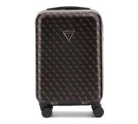 GUESS Valise Jesco 18 in 8-Wheeler Brown Logo Noir