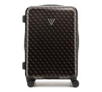 GUESS Valise Jesco 22 in 8-Wheeler Exp. Brown Logo Noir