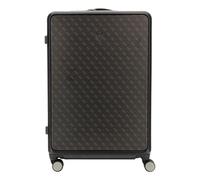 GUESS Valise gris foncé gris clair pour femme et homme Verona Spinner Trolley Dark Black L 274332