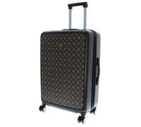 Valise - GUESS - Verona Spinner Trolley - Marron foncé / Marron clair - 4 roulettes - 65L