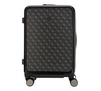 GUESS Valise gris foncé gris clair pour femme et homme Verona Spinner Trolley Dark Black M 274334