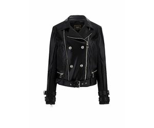 GUESS Veste aspect cuir MYLA MOTO noir | M