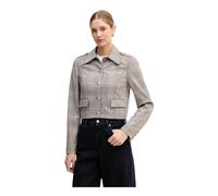Guess - Veste carreaux Geraldine - Femme - Vestes - Brun - Taille: 42 FR