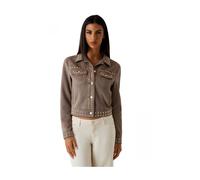 Guess - Veste cloutée - Femme - Vestes - Beige - Taille: 38 FR