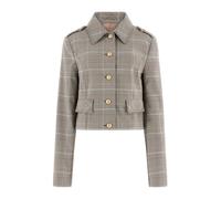 GUESS Veste mi-saison 'GERALDINE' beige / bleu pastel / brun foncé, Taille M