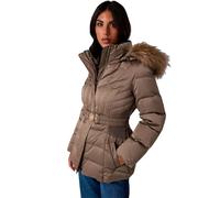 Doudoune crop femme Guess New Marina Marron XL