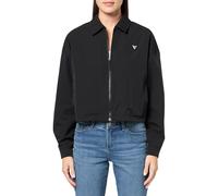 GUESS Veste zippée Eco Aurélie pour femme, noir profond, Medium