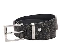 GUESS Vezzola Ceinture en Cuir, Noir foncé, Taille Unique Homme