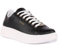 GUESS Vibo Semelle Épaisse Baskets Femme Décontracté Chaussures Mode Blanc/ Brun