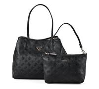 GUESS sac shopper Victtoria 2 in 1 Tote Black Logo noir