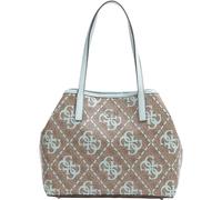 GUESS sac à épaule Vikky Large Tote Latte Logo / Ice Blue