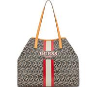 Guess Vikky Large Tote, Sac a Main Women's, Black Logo/Cognac