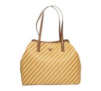 Guess - Vikky Raffia Maxi Shopper - Femme - Sacs - Beige - Taille: ONE Size
