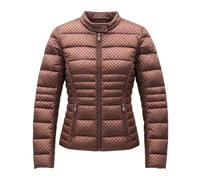 Guess - Vona Block Embos Jacket - Femme - Vestes - Brun - Taille: 38 FR