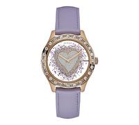 Guess W0909L3 avec bracelet lila et boîtier or rose