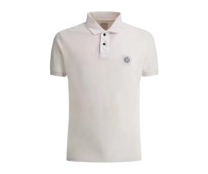 Guess - Washed Polo - Homme - Tops - Blanc - Taille: 2XL