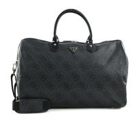 GUESS Sac de voyage gris foncé noir pour femme - Weekender Duffel Bag Coal Logo 300239