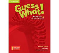 Guess What! American English Level 1 Workbook With Online Resources