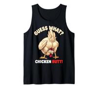 Guess What Chicken Butt Funny Chicken Men Women Kids Débardeur