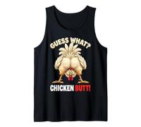 Guess What Chicken Butt Funny Chicken Men Women Kids Débardeur