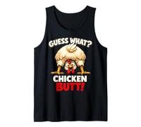 Guess What Chicken Butt Funny Chicken Men Women Kids Débardeur