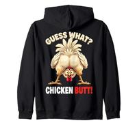 Guess What Chicken Butt Funny Chicken Men Women Kids Sweat à Capuche