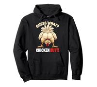 Guess What Chicken Butt Funny Chicken Men Women Kids Sweat à Capuche