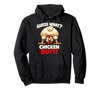 Guess What Chicken Butt Funny Chicken Men Women Kids Sweat à Capuche