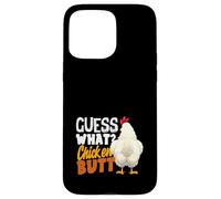Guess What Chicken Butt Funny Retro Humour Joke Kids Coque pour iPhone 15 Pro Max