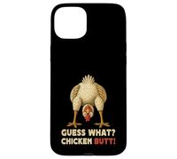 Guess What Chicken Butt Meme Funny Chicken Farmer Coque pour iPhone 15 Plus