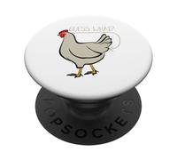 Guess What Chicken Farm Pet Chick Eggs Kids Mens Women PopSockets PopGrip Adhésif