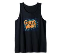 Guess What Design pour Un Look Cool et décontracté Débardeur