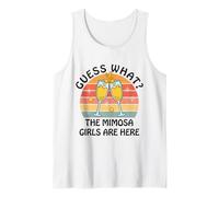 Guess What? Mimosa Girls are Here - Rétro Brunch Party Squad Débardeur