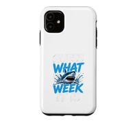 Guess What Week it is - Cool Cartoon Shark Graphic Coque pour iPhone 11