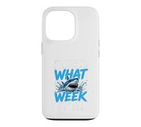 Guess What Week it is - Cool Cartoon Shark Graphic Coque pour iPhone 13 Pro