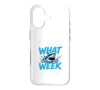 Guess What Week it is - Cool Cartoon Shark Graphic Coque pour iPhone 17