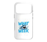 Guess What Week it is - Cool Cartoon Shark Graphic Coque pour iPhone 17 Pro