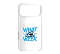 Guess What Week it is - Cool Cartoon Shark Graphic Coque pour iPhone 17 Pro Max