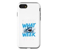 Guess What Week it is - Cool Cartoon Shark Graphic Coque pour iPhone SE (2020) / 7/8